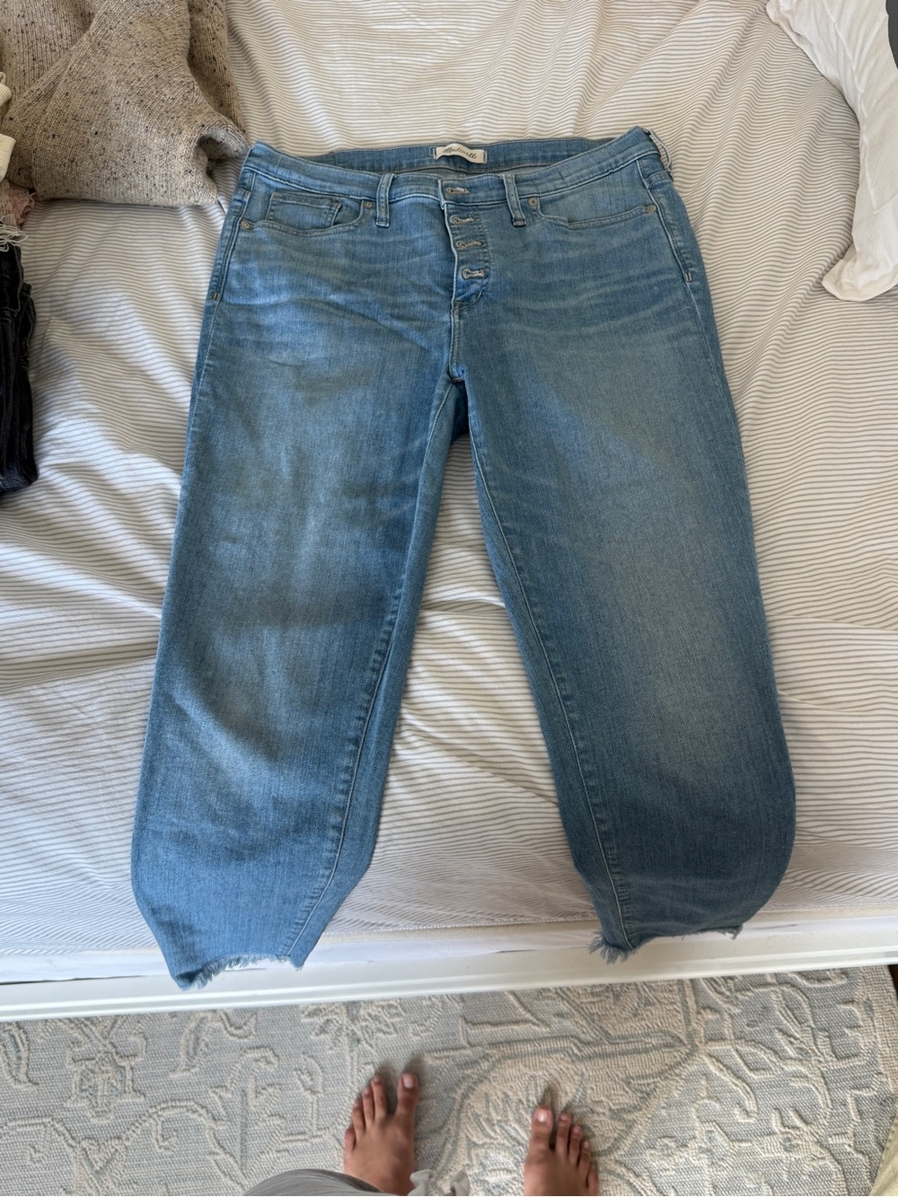 Madewell 9” High-Rise Skinny Crop Jeans